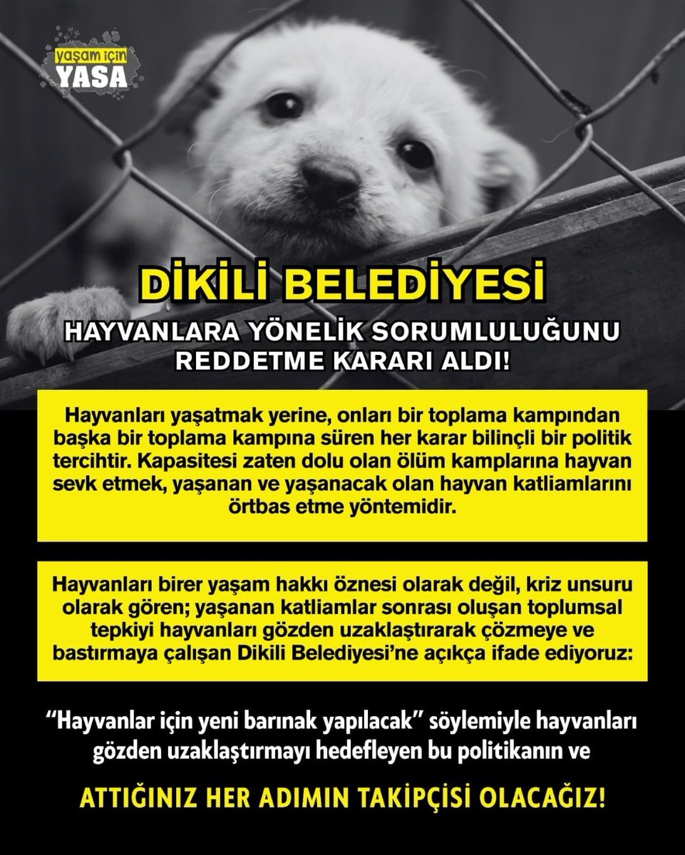 YasamİcinYasa tweet media