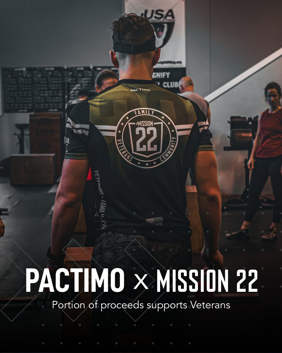 Pactimo x Mission 22 🇺🇸 Limited-time fundraiser on running + cycling gear &amp; accessories. Now–Feb 11, 20% of proceeds support Mission 22 programs for Veterans &amp; First Responders.

Get your gear: teamstore.pactimo.com/stores/mission…

#Mission22 #Pactimo