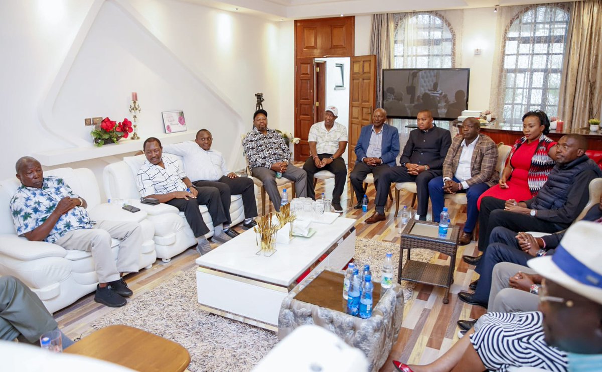 rigathi's tweet photo. This evening, with several leaders, we condoled with the family of Hon. Jamleck Kamau at his Nairobi home following the loss of his dear mother, Mama Jane Wanjiku Kamau.

Mama Jane Wanjiku Kamau made great contribution to the society through her piety and outstanding commitment to family. 

As the family prepares to lay their matriarch to rest, we stand with them in prayer. May God give them strength at this difficult moment and may her soul rest in peace.

The leaders included Senator @HonNyutu, Hon. @OnesmusNgogoyo, Hon. Kamau Munyoro, Hon. @WakiliEdward, Hon. Jayne kihara, Hon. Mwago Maina, EALA MP @kaninikega1; Former MPs Hon. Maina Kamanda, Hon. @Wakabando, Hon. Maina Kiai and Hon. Peter Mwathi former PSs Joseph Irungu, and @wnyakera and several @DCP_Democracy  aspirants.