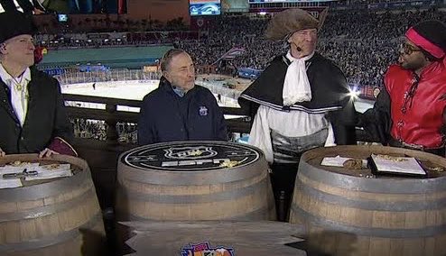 ty_rit's tweet photo. @CommissionerNHL where can I get that Stadium Series jacket you wore on the pre game broadcast? https://t.co/D9nZsYtFBz