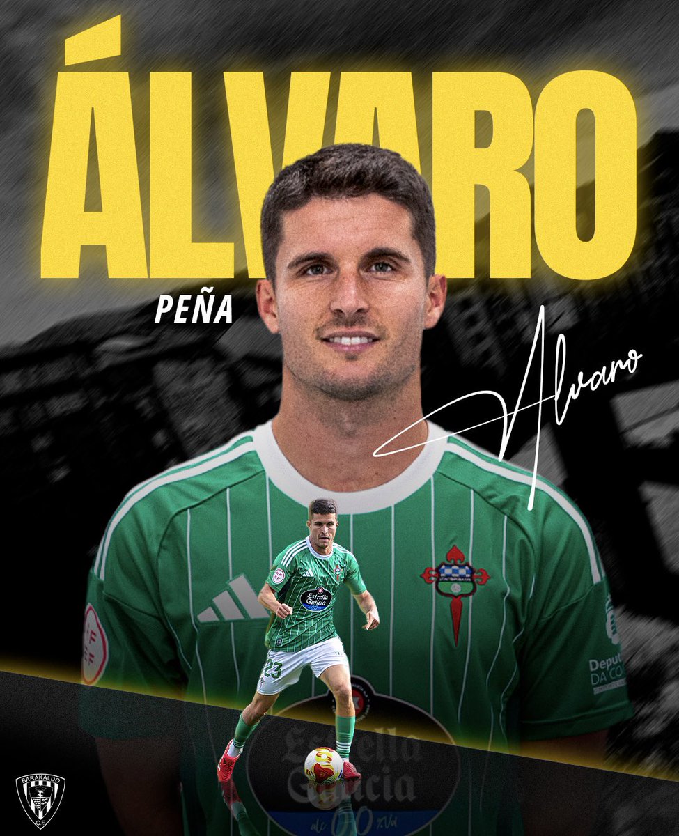 🚨💣 BOMBAZO EN LASESARRE
Álvaro Peña ya es gualdinegro 🖤💛
🧠 Experiencia
⚙️ Calidad
📊 +300 partidos en el fútbol profesional
El <a href="/BarakaldoCF/">Barakaldo C.F.</a> blinda su centro del campo