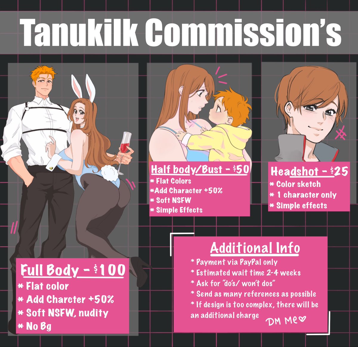 TANUKILK (COMMS CLOSED) tweet media