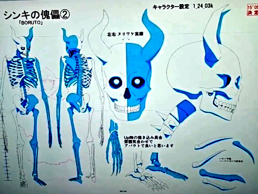 RawBoruto's tweet photo. Shinki and his skeleton puppet #2 https://t.co/zsjzbySis2