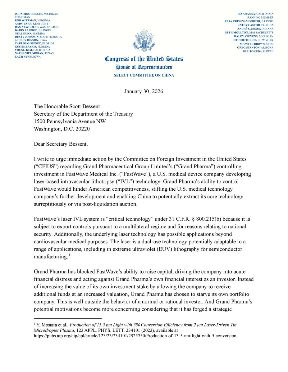 Select Committee on China tweet media