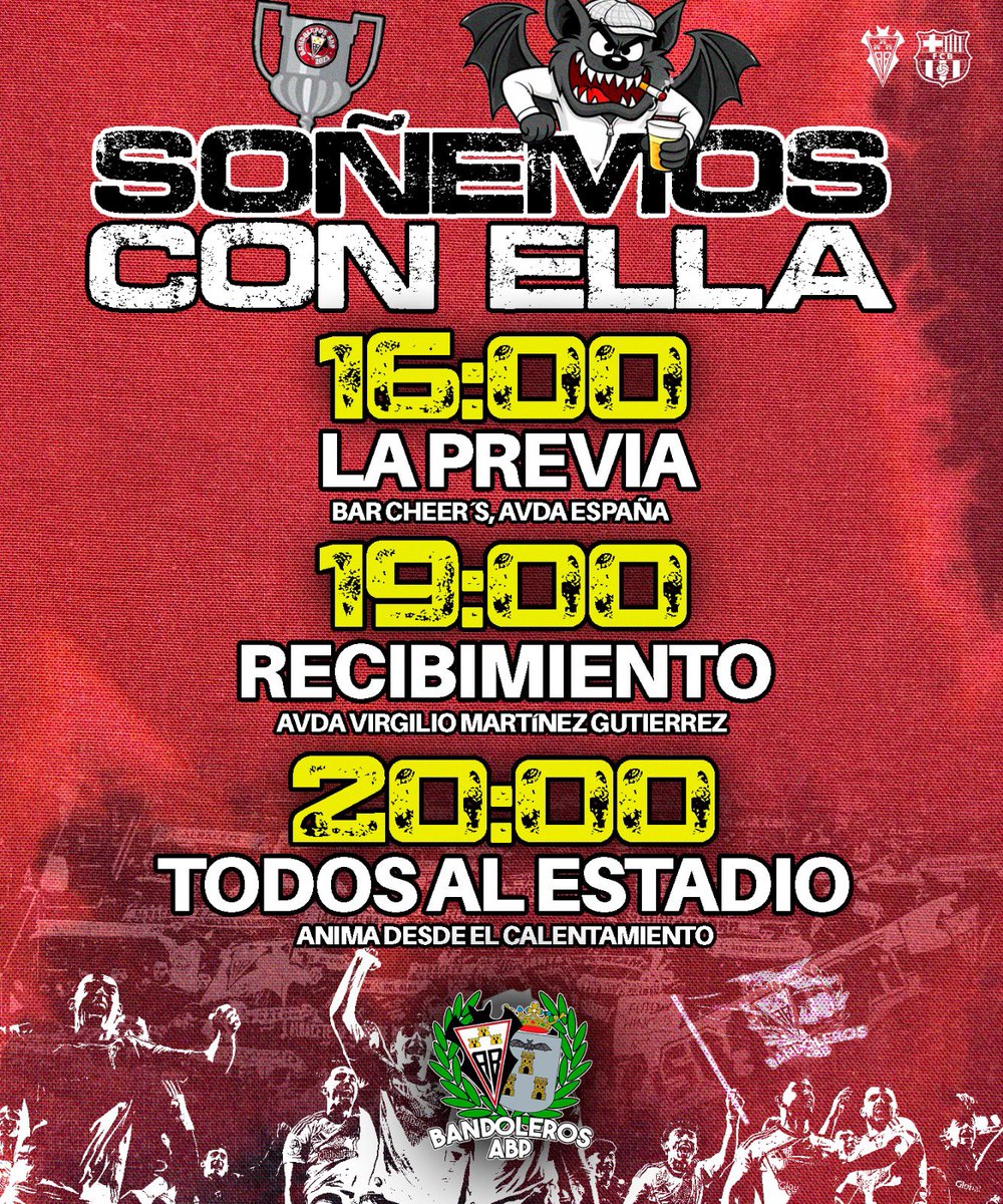 ATENCIÓN ALBACETISTA ⚠️ 

Aquí tenéis un buen plan para empezar el gran día que se nos viene: