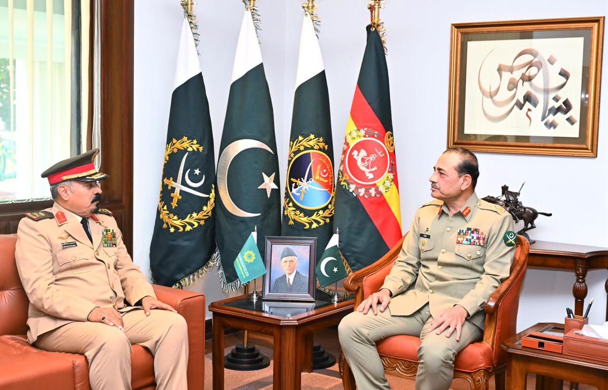 #ISPR
Rawalpindi, 02 February, 2026

Major General Mohammed Bin Saeed Al-Moghedi, Secretary General of the Islamic Military Counter Terrorism Coalition (IMCTC), called on Field Marshal Syed Asim Munir, NI (M), HJ, COAS &amp; CDF, at General Headquarters (GHQ), Rawalpindi.

During the