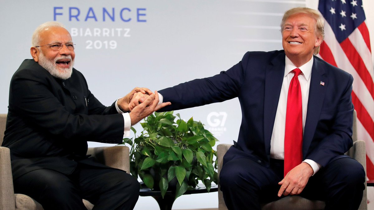 thebjpnri's tweet photo. US President Donald Trump announces a trade deal between the United States and India, lowers tariff from 25% to 18%. https://t.co/bckmLMrrLk
