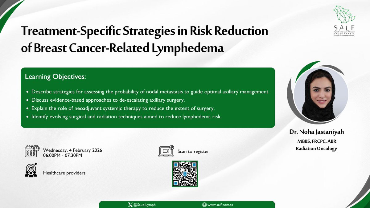Saudi Arabia Lymphoedema Framework (SALF) tweet media