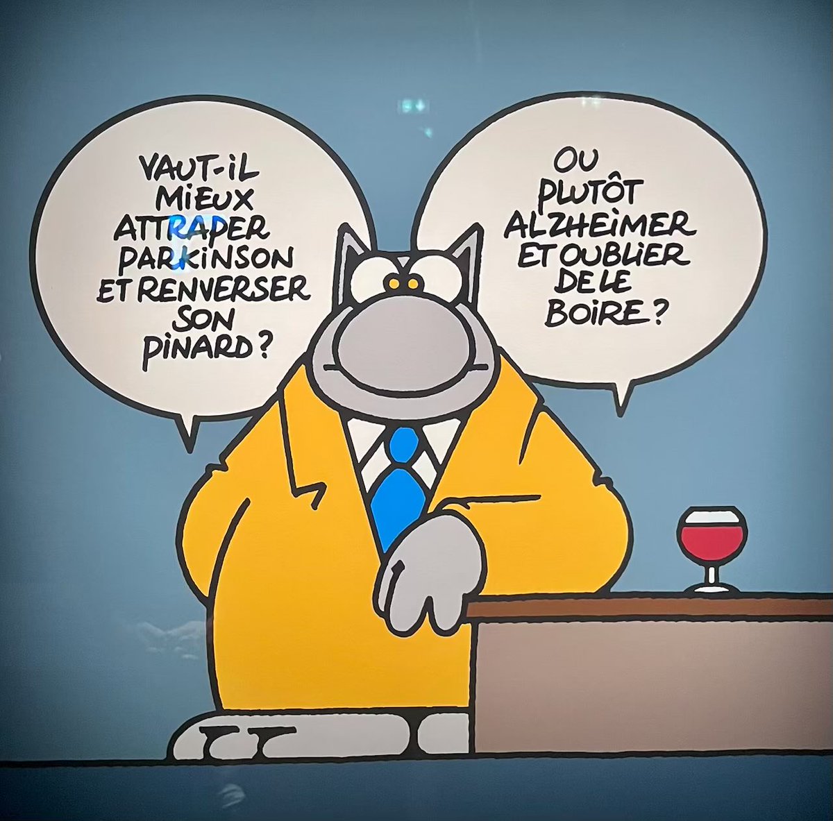 [WE Expo 🖼️]  « Le Chat » de Philippe Geluck <a href="/museemaillol/">Musée Maillol</a> Une expo drôle, intelligente, parfois mordante (jusqu’à frôler les Monty Python). Plaisir réel, mais malaise face à un merchandising monstrueux. L’expo vaut le billet. La boutique, beaucoup moins.