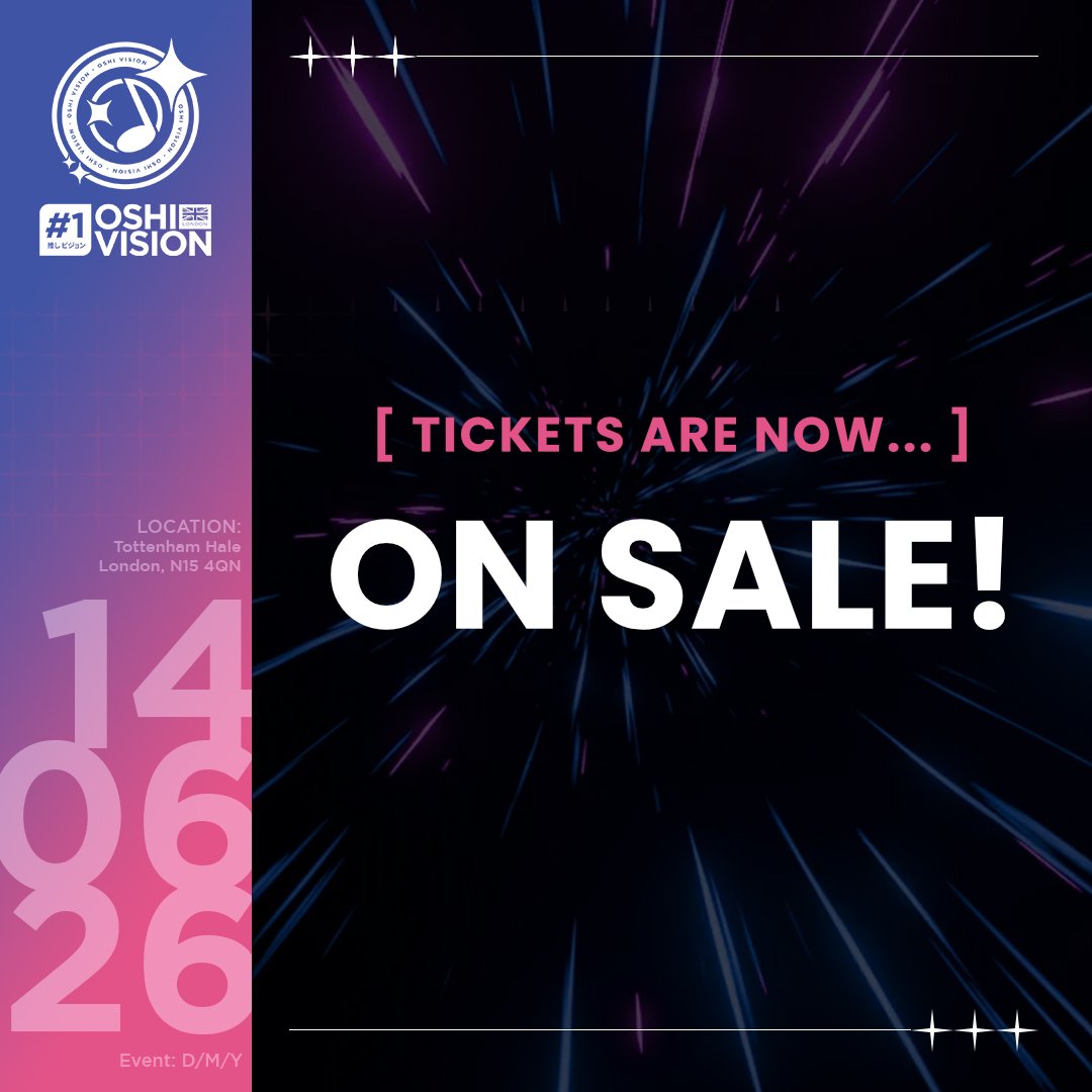 Oshi Vision 2026 - 14th June 2026 tweet media