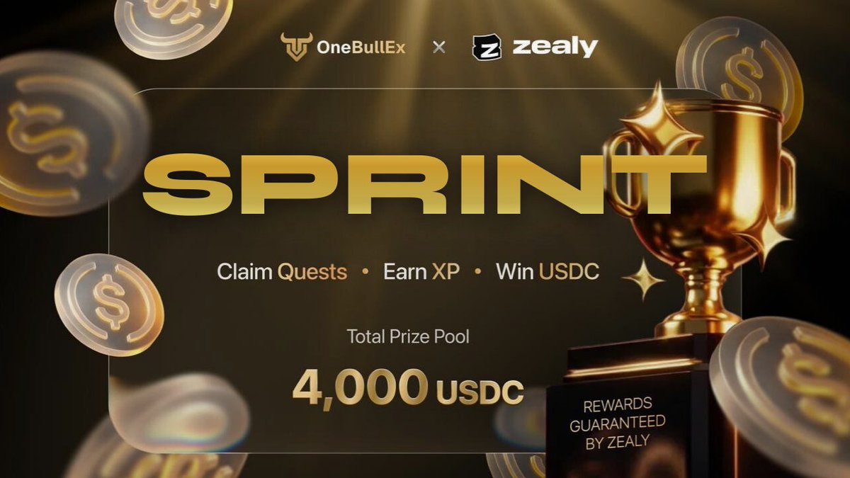 one more for today. 👀👀

We partnered up with <a href="/One_BullEx/">OneBullEx</a> for a high impact sprint! 

4k pool total 

Quest grind continues 🔥🔥