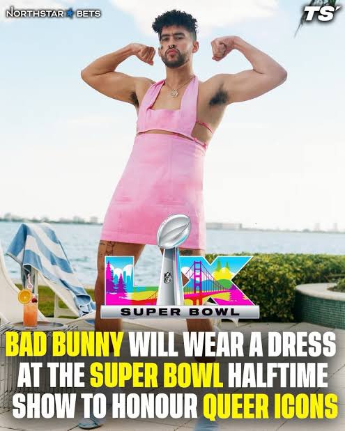 WellsJorda89710's tweet image. 🚨 CALL TO ACTION: JOIN THE BOYCOTT OF BAD BUNNY'S SUPER BOWL HALFTIME SHOW! 🚨

Patriots, conservatives, Republicans, and everyday Americans who love this country — ENOUGH IS ENOUGH!

Bad Bunny has disrespected our nation time and again: turning the Super Bowl stage into a…