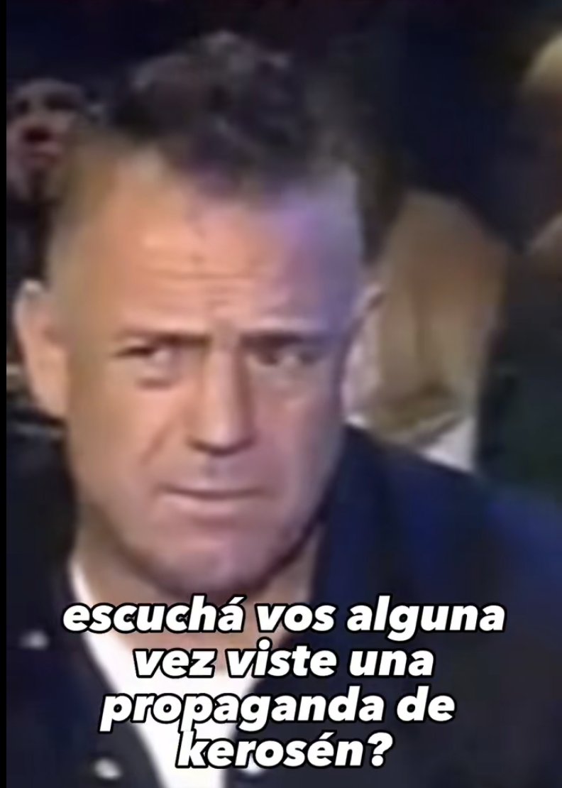 - no
- porque?
- y porque el kerosene enciende y anda, nerooo