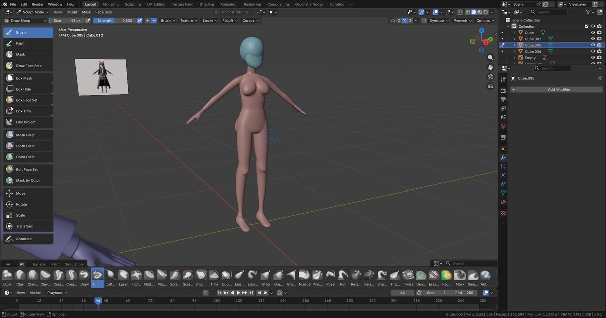 Menocrat's tweet photo. Day 23. Kms (I think the back looks terrible)

Gotta sculpt more tomorrow https://t.co/Zf2PDZ04o3