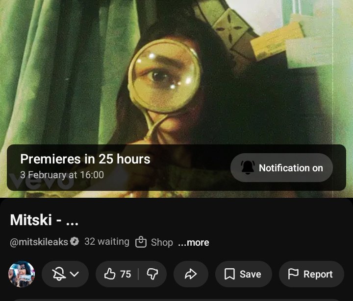 mitskifiIes's tweet image. 🚨 | Mitski's next single will be released tomorrow! 
🔗:youtu.be/BPy1NIiKKW0?si…