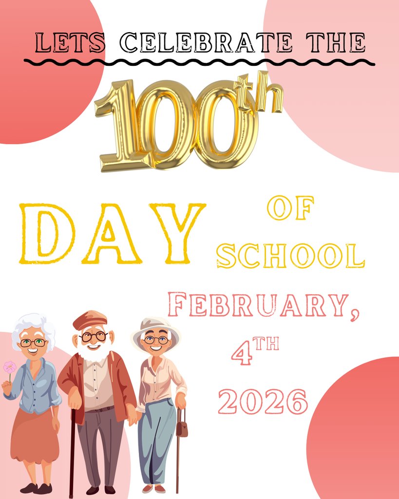 HumbleISD_WHE's tweet image. Woody says we’re 💯 days in and still crushing it 🦝🎉
Join us as we celebrate the 100th Day of School on Wednesday, February 4th
Students are invited to dress up for the 100th day
#100DaysOfLearning #WoodyApproved #WHE #SchoolCelebration #100DayStyle #ElementaryLife #MascotMagic