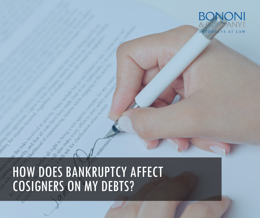 BononiCompanyPC's tweet image. Worried about how bankruptcy could impact someone who cosigned your loan? This blog breaks down what happens to cosigners in Chapter 7 and Chapter 13—and how to plan ahead.
bit.ly/46scFDP

#BankruptcyLaw #DebtRelief #FinancialFreshStart #BankruptcyQuestions