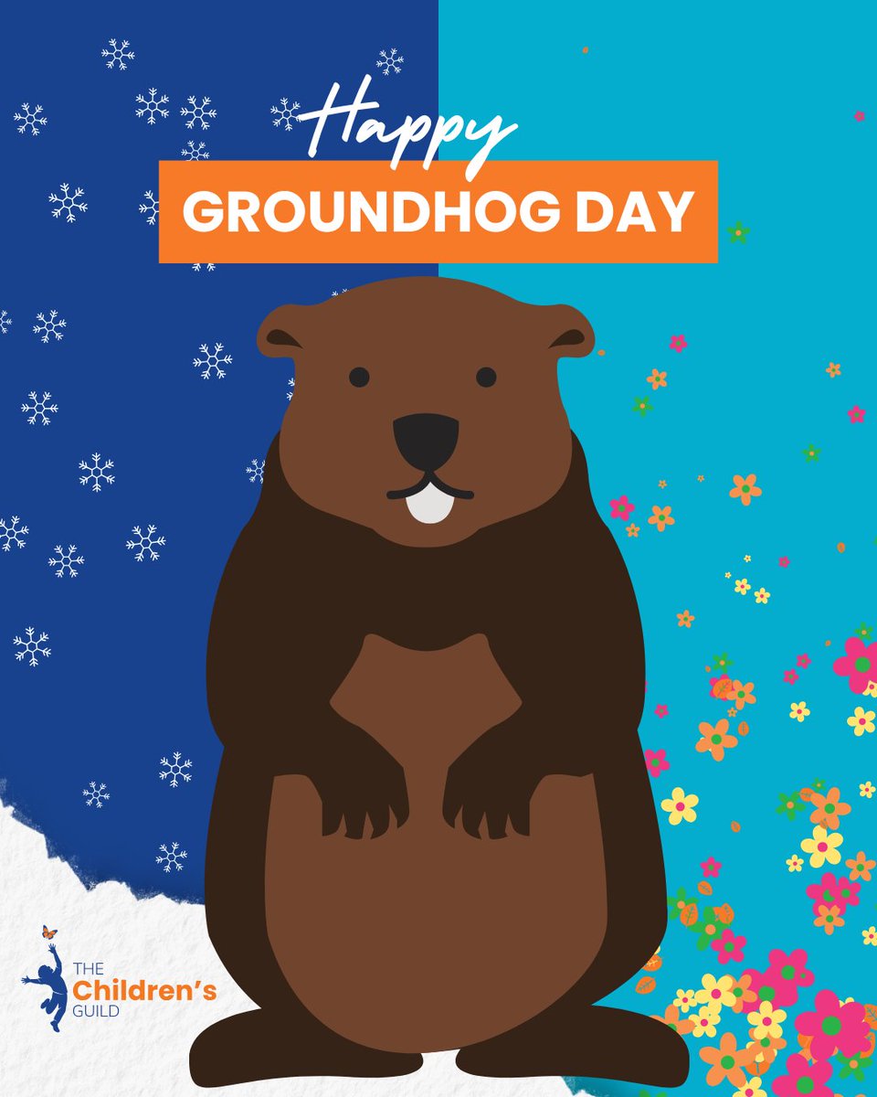 childrensguild's tweet image. Six more weeks of winter or an early spring? Either way, the sun is always shining at The Children’s Guild! We’re ready to keep learning and growing, no matter what the weather predicts. 🌦️🌱 #GroundhogDay #SchoolLife #AlwaysGrowing