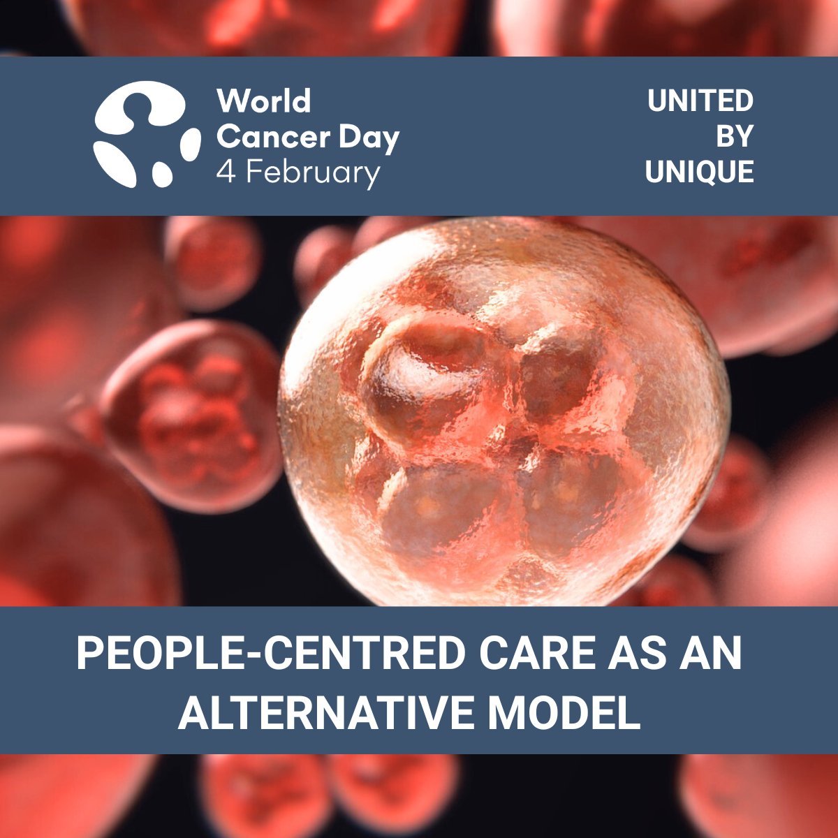 Today is #WorldCancerDay - recognizing that every cancer journey is personal, every voice matters, and people-centred care must be at the heart of the fight against cancer.