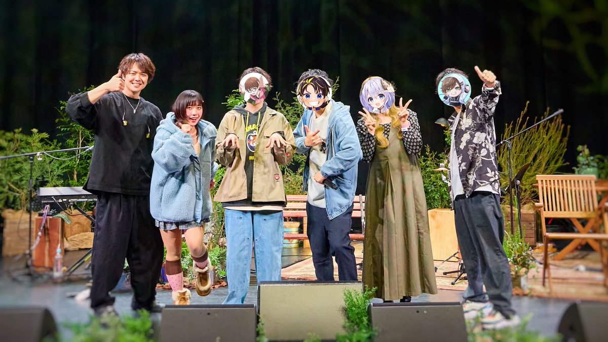natsuki_rui's tweet photo. 🐝はちなつセッション🐇
~なんと今回ガチオフラインでございます~

たくさんのご来場ありがとうございました✨
両部の集合写真と出演者の集合写真です🌳

お客さんと一緒に歌ったり、植物に囲まれた素敵な空間で音楽できて最高に楽しかったです🔥

#はちなつセッション https://t.co/EqxiTPc3HY