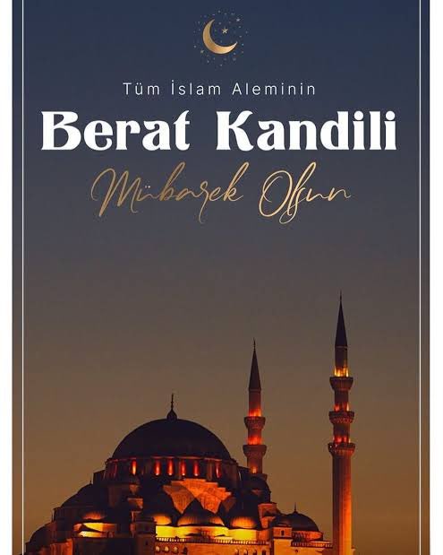 Berat kandilimiz mübarek olsun.