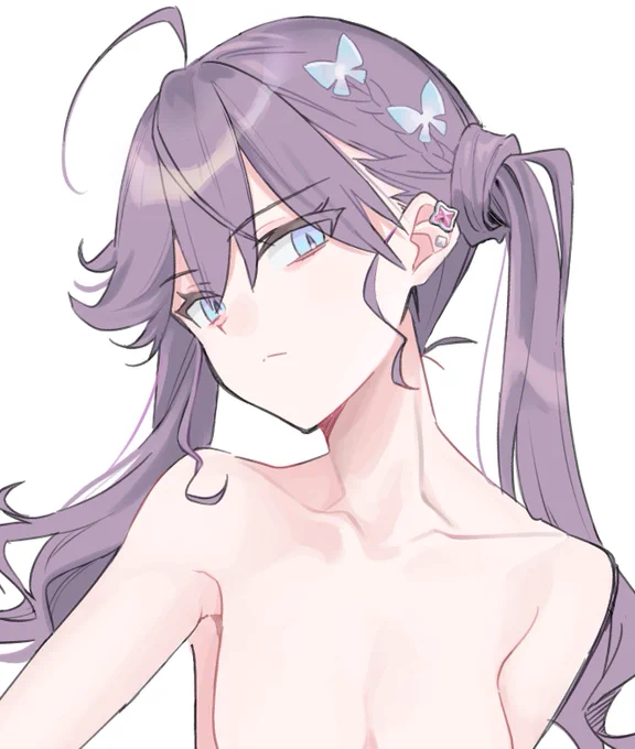 ツインテールの日らしいので。 案外描いてないな。 #ツインテールの日