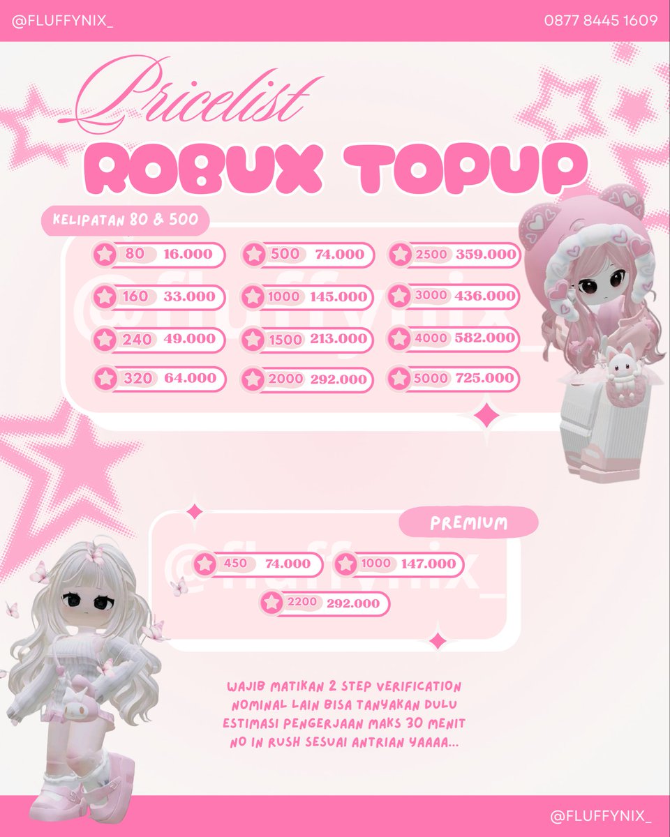 🎀 FluffyNix ☁️ ♡ robux store tweet media