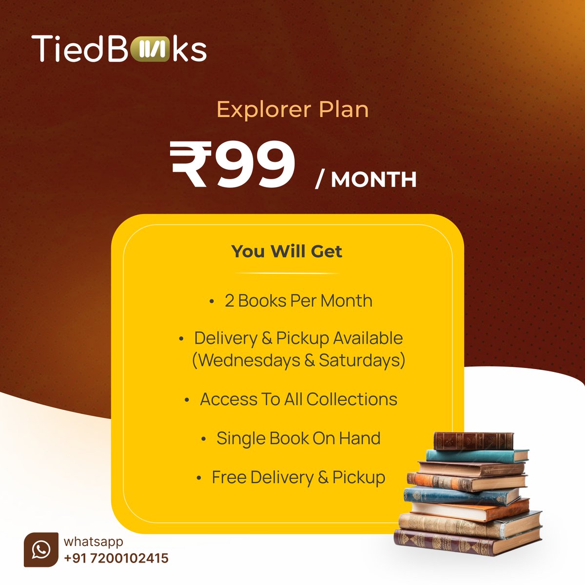 tiedbooks's tweet image. 📦📚 3000+ kilometers across Chennai!
From doorstep to doorstep, we’ve travelled miles delivering stories, knowledge, and joy — all made possible by your love for books ❤️

#TiedBooks #BookRental #BookSubscription #ReadersLife #StudentBudget