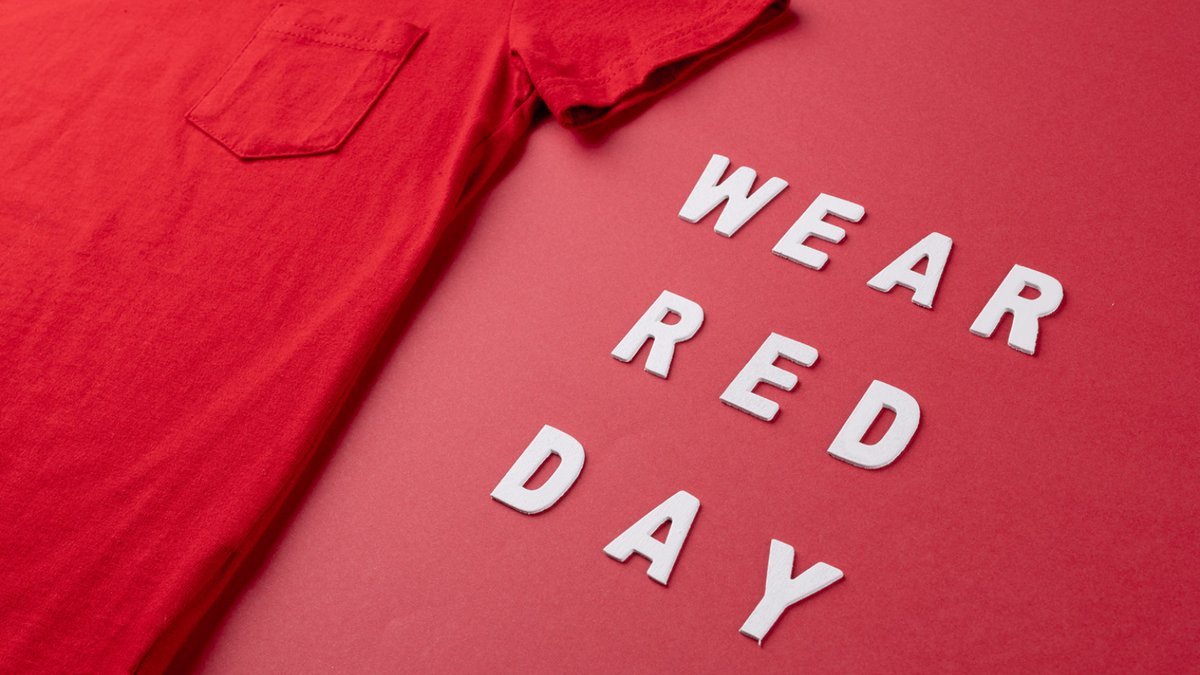 Join us February 6 by wearing red. February 6 is National Wear Red Day to support women’s heart health. Learn more about heart disease: floridahealth.gov/diseases-and-c….