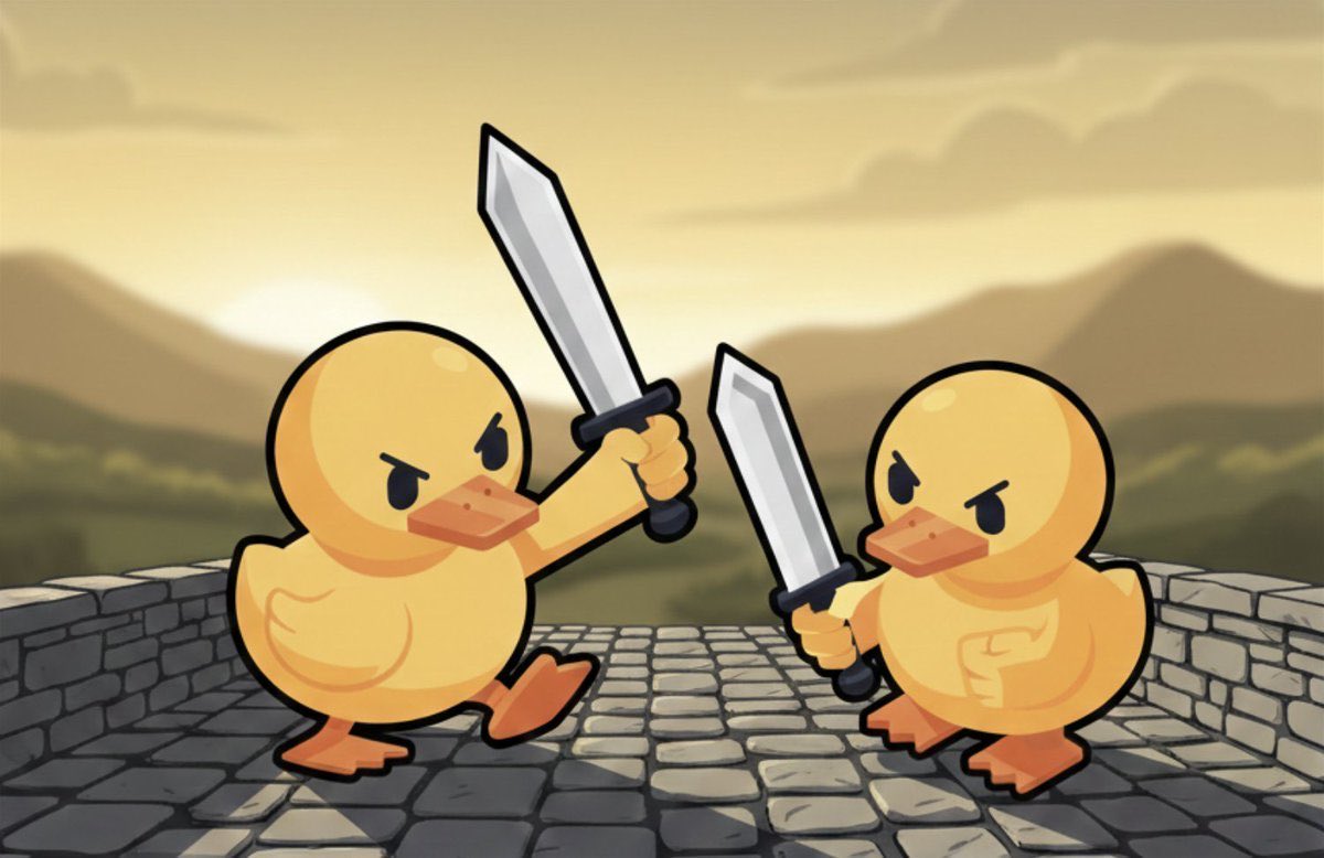 Young3stOG's tweet photo. Getting a feel for live prediction markets is easier when you see what @duel_duck is building.

Instead of fixed odds or slow updates, DuelDuck lets users stake in real time on yes/no outcomes tied to crypto moves, sports, and real-world events. What’s visible is live market belief, backed by real value, not just theory.

As more players enter, the odds shift instantly. You’re not reading an algorithmic forecast, you’re watching sentiment form and change as money comes in. Every position adds weight to the signal, turning a guess into something meaningful. @duel_duck

For beginners, it’s a simple way to learn how prediction markets work. Start small, watch how confidence rises or falls as events get closer to settling, and improve your market sense over time.

Season 2 is live with $20,000 in USDC rewards, and it still feels early in the journey. @duel_duck