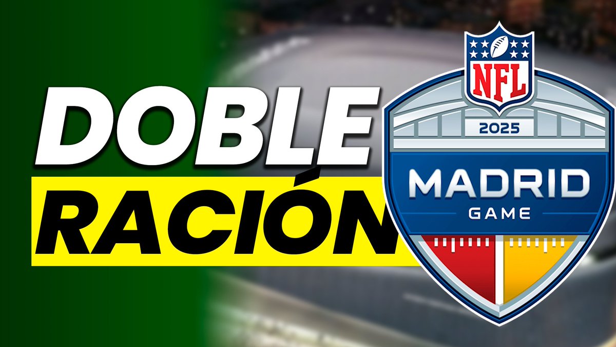 RaritosFootball's tweet photo. 🚨¡NUEVO VÍDEO!

La NFL jugará en Madrid en 2026 y 2027 como ya se ha hecho oficial hoy.

Y @AitorManzano_ y @VictorMonlleo traen la reacción desde San Francisco a la gran noticia para la NFL en España.

👉https://t.co/8Tz7hBbXBW https://t.co/PZ4vFsT6tY