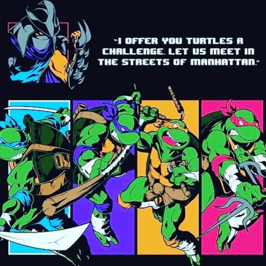 JuztWayne's tweet photo. TMNT 3: The Manhattan Project. 1 of the top 5 greatest NES games ever! First game where you could toss your enemies &amp; perform your signature special (Leo with the spins was my favorite). Won best NES game in '92. Definitely a gem from Konami. Credit for pic @ninjatoitles https://t.co/C4dHoerrmc