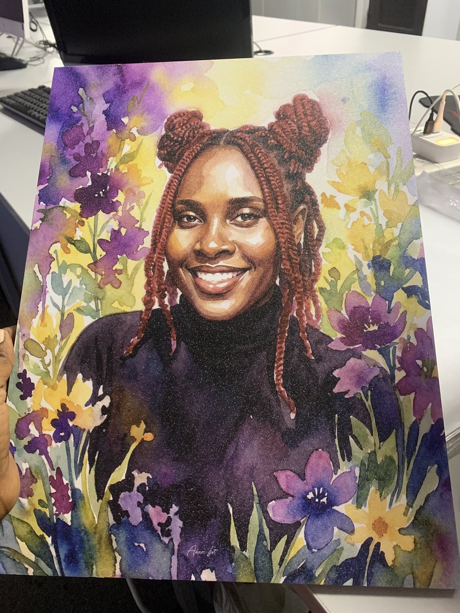 My work bestie surprised me with the most gorgeous portrait. 🥰❤️🤭
I’m still getting birthday gifts in February 🤭