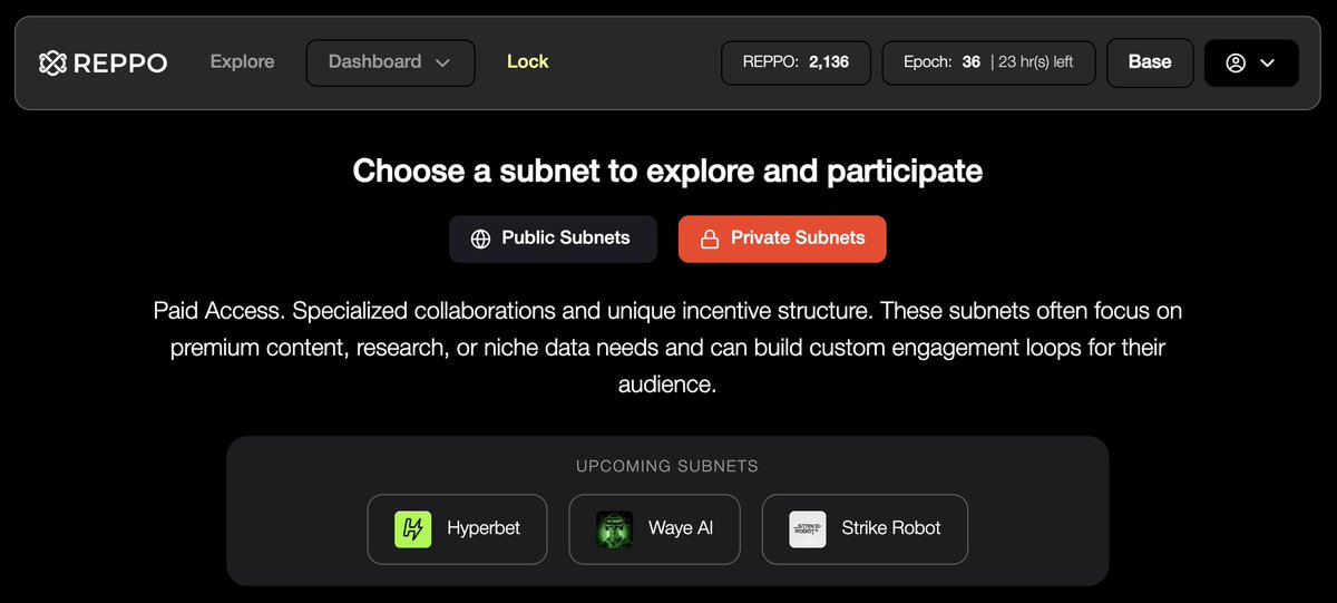 Our subnet with <a href="/reppo/">Reppo</a> is going live soon!

Users will be able to vote on games available on hyperbet.cc including games built by our team.

The data we collect, will be used to enhance our AI game builder, so every #HBET holder can build and monetize the ultimate