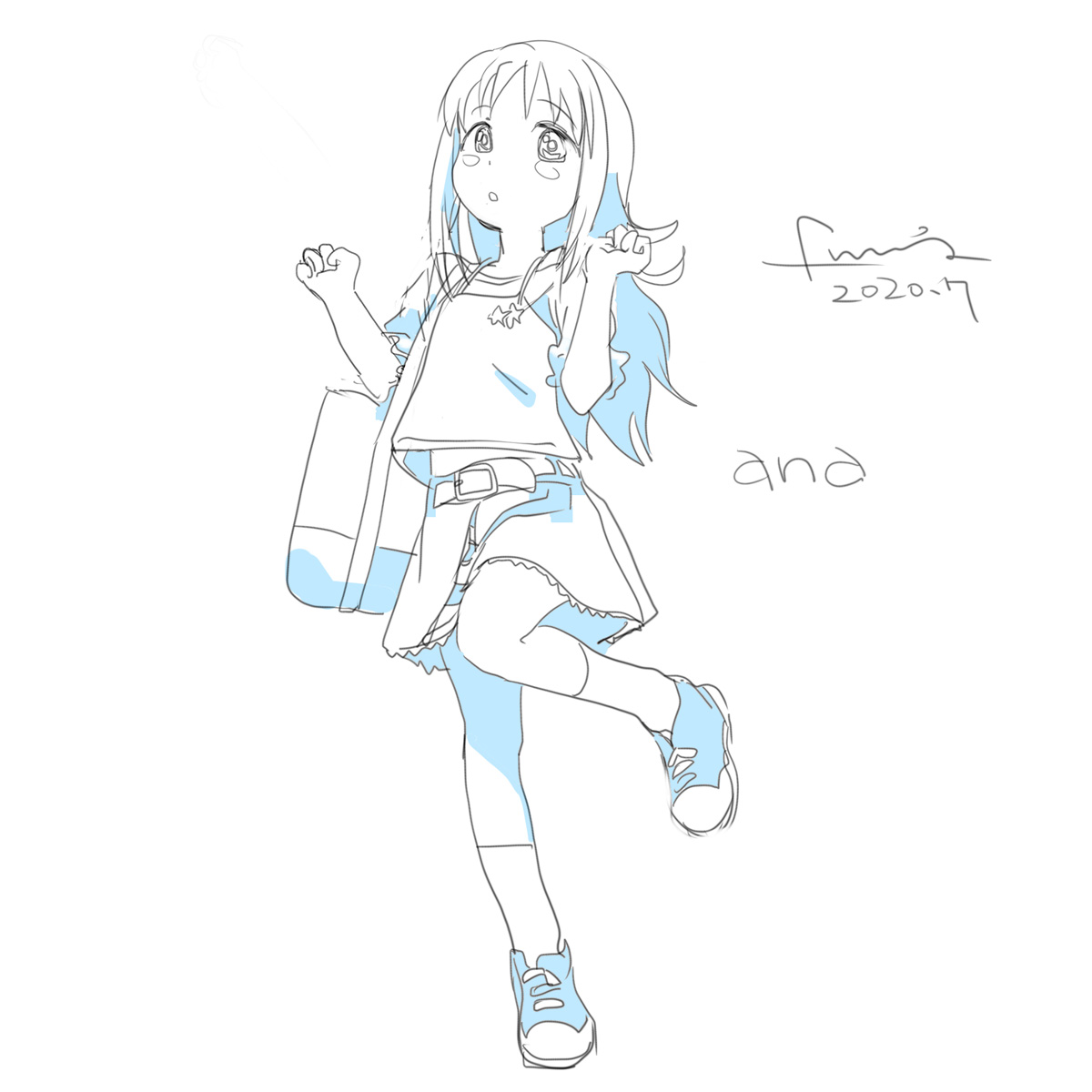 「」|ふみえー/あっちからの人のイラスト