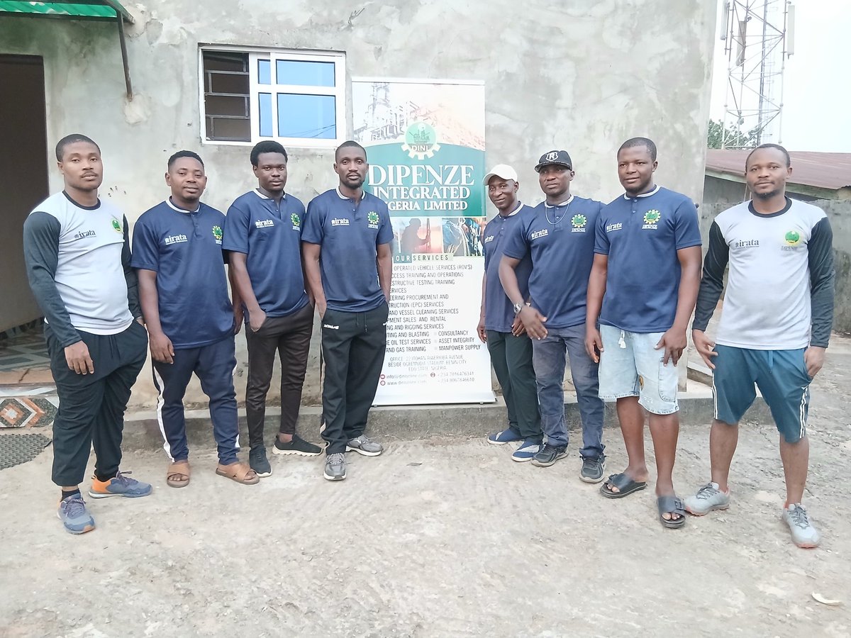 DipenzeNigeria's tweet photo. Day 5: At DIPENZE, we lead, others follow!
Heartly cheers to our newly assessed! Thank you for trusting Dipenze. We wish you success in your careers. #irataAssessment #Jan2026 #Batch'B'
#Shaibu #Ani #Omas #Jolomi #Demas #Sanah #Edmond #Ajiroghene(AJ Style🕺) https://t.co/CHE8p9VbwU