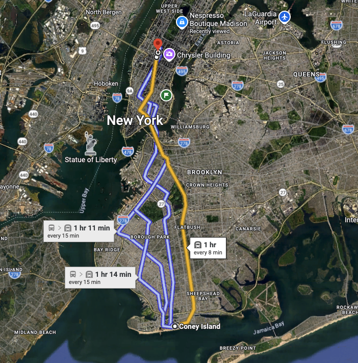 the_transit_guy's tweet image. If we had true high-speed rail, it would take longer to commute from Coney Island to Manhattan than it would to take the Acela from Philadelphia. Imagine how many housing shortages could be solved if Albany and Philadelphia were within an hour’s commute.