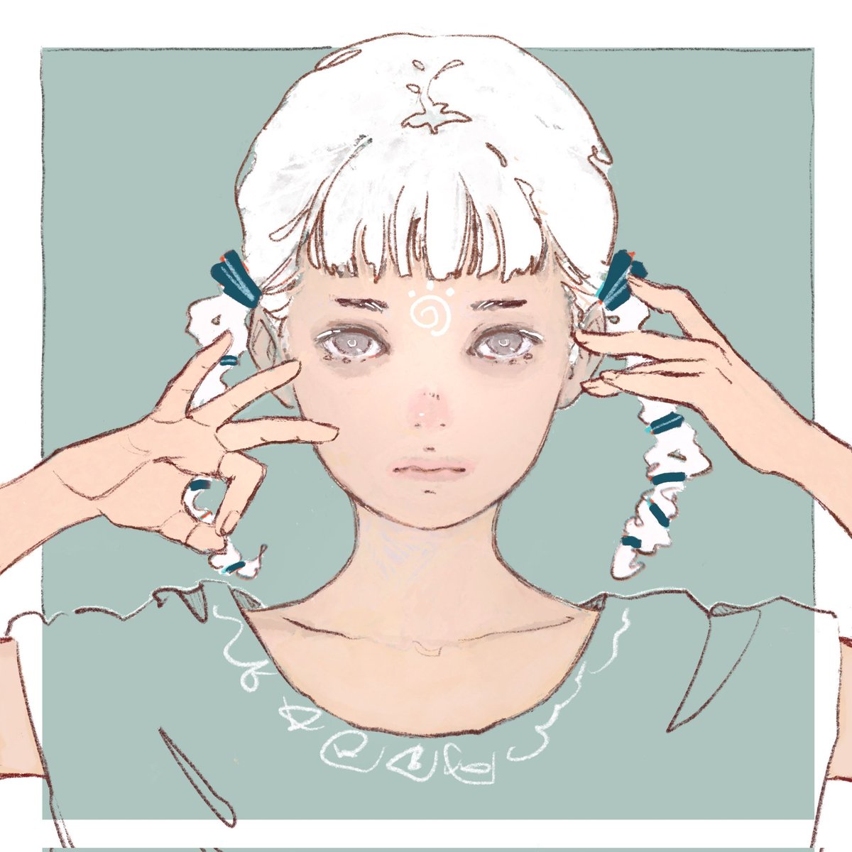 puludeoooo's tweet photo. なにかの念 ๛ก(ｰ̀ωｰ́ก)
 #ツインテールの日  #イラスト
ポストできそうなものがないので再掲 https://t.co/KbNfidqVUC