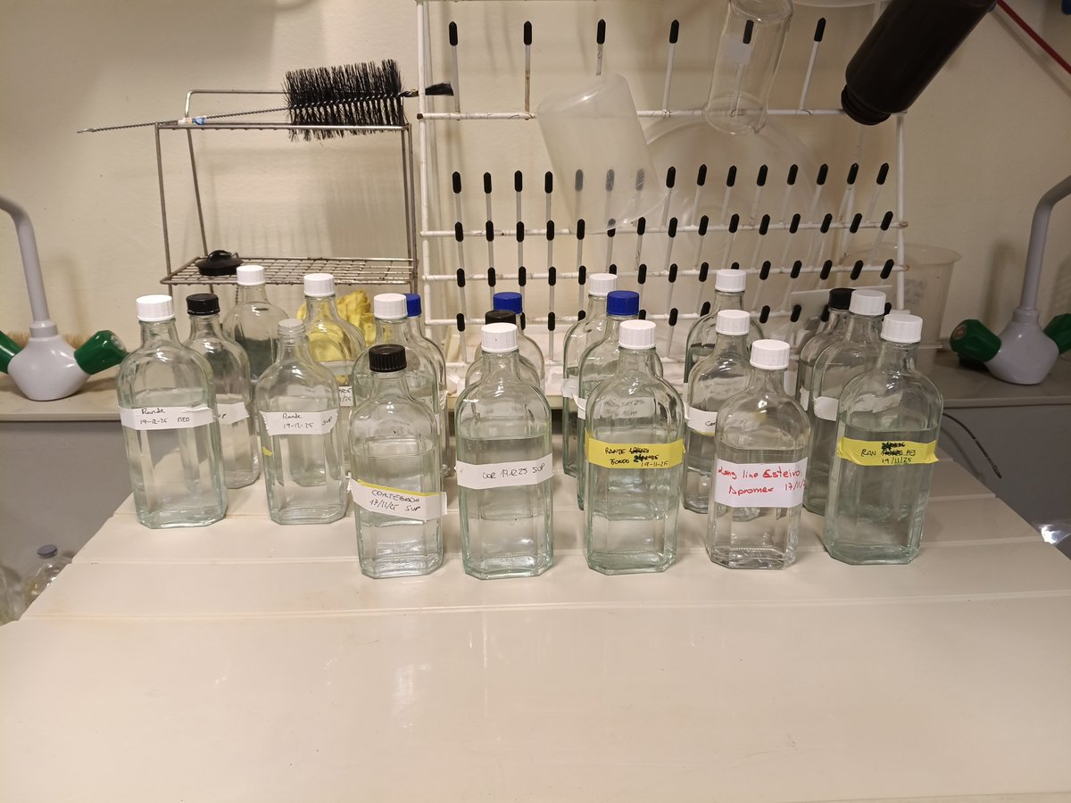 🧂🌊 A toma de mostras é fundamental para o control de calidade dos datos do #ObservatorioCosteiroXuntaGalicia
En CETMAR estivemos no laboratorio analizando salinidade.