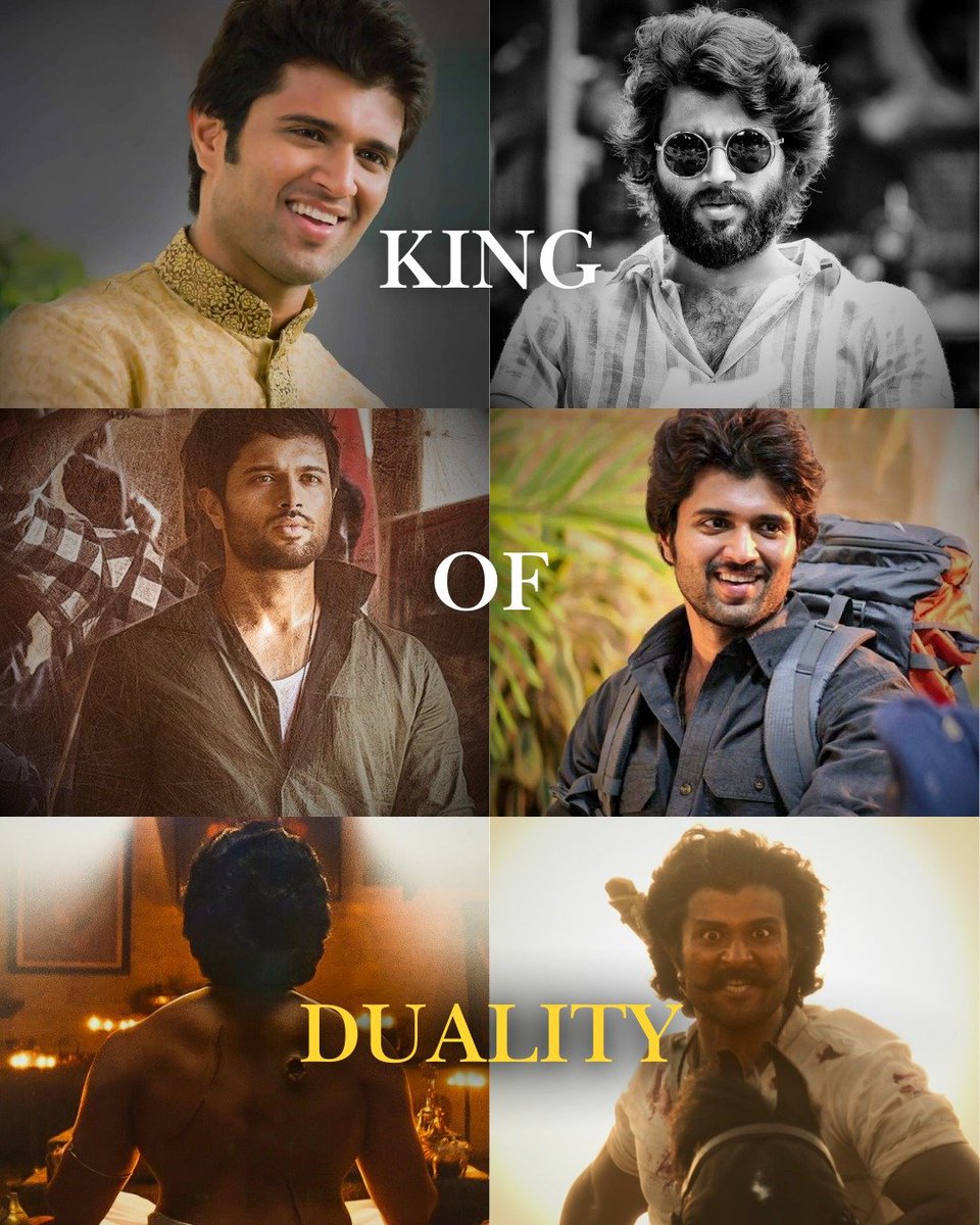 King of duality <a href="/TheDeverakonda/">Vijay Deverakonda</a> 🔥🔥
