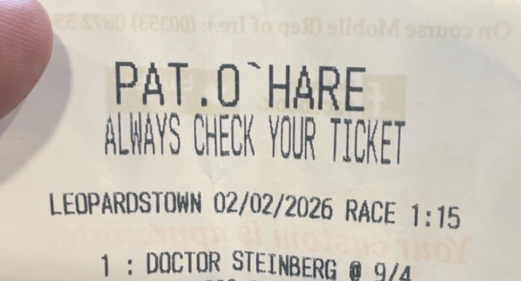 🥇 NAP of the weekend - easy job!

A rare 3pt ante-post, sadly no 9/4 🤮

Also, part of my ante-post Cheltenham list <a href="/oddschecker/">oddschecker</a> 

9/4, COME RACING! ❤️🏇🏻