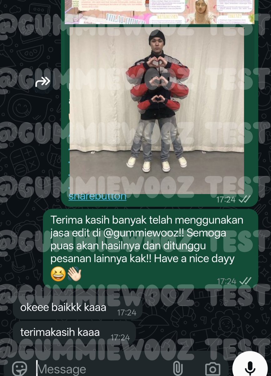 testi hari ini; joki edit poster biografi! gummiewooz bisa edit apapun sesuai request yaa🕺🏻 buat yang pengen joki juga gedor wa aku yaa~ dijamin fast resp &amp; trusted⭐
