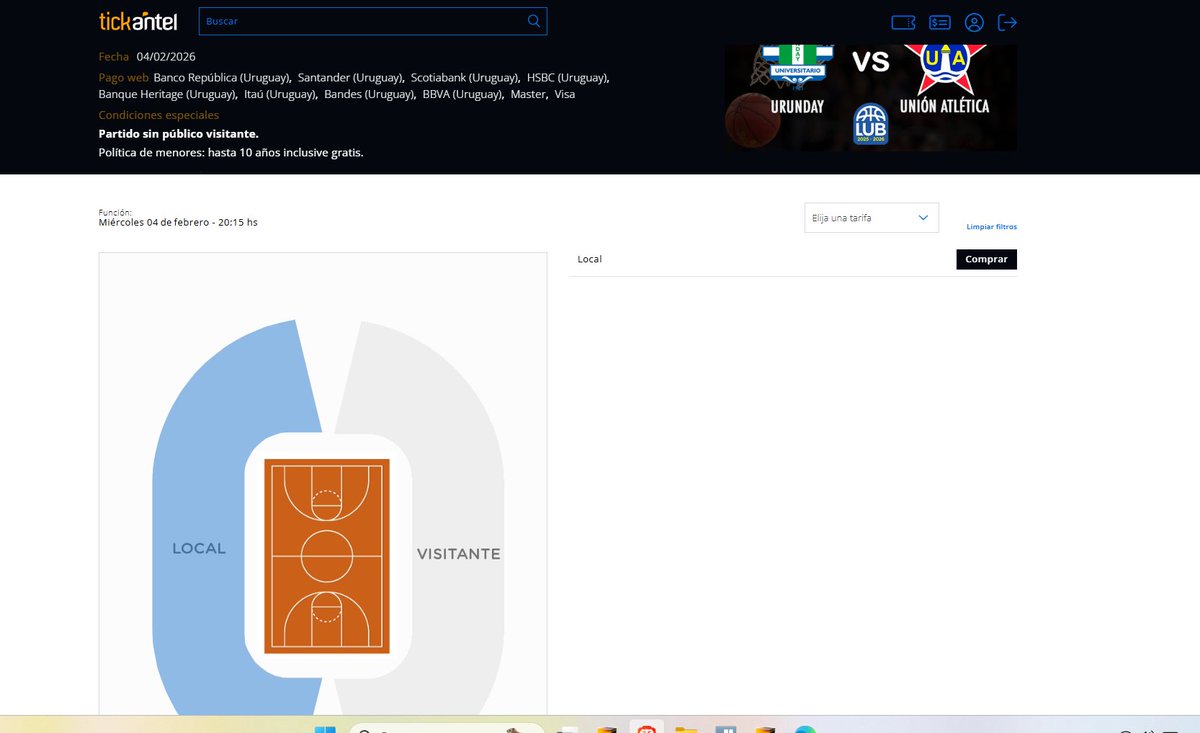 Una vergüenza <a href="/ClubUrunday/">Club Urunday_oficial</a>, no respetando la reciprocidad cuando nosotros les vendimos entradas. Además vendieron entradas a todos los cuadros visitantes menos a nosotros. Como se nota que están cagados. Insólito que otro año pase lo mismo los clubes del prado son todos iguales.