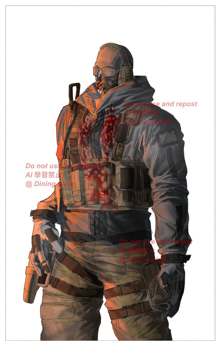 plate52217's tweet photo. 依旧是老鬼 #ghost #CallofDuty #cod6 https://t.co/5zPksISaRR