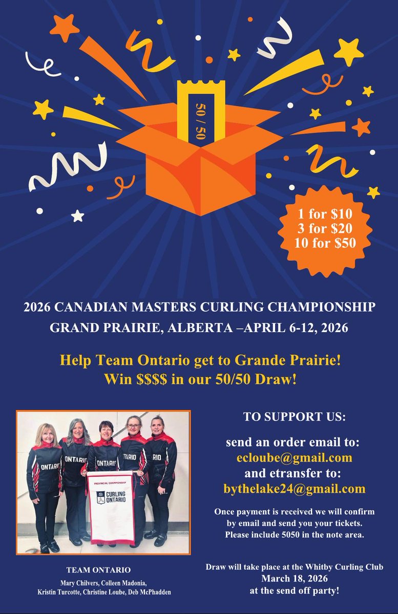 2GirlsAndAGame's tweet photo. Hey curling friends - if anyone wants to help G2 Mary Bowman Chilvers and her team with their quest for a Canadian title - here’s all the information!! Go Mary! 💪 https://t.co/YCZ2OEjYkm