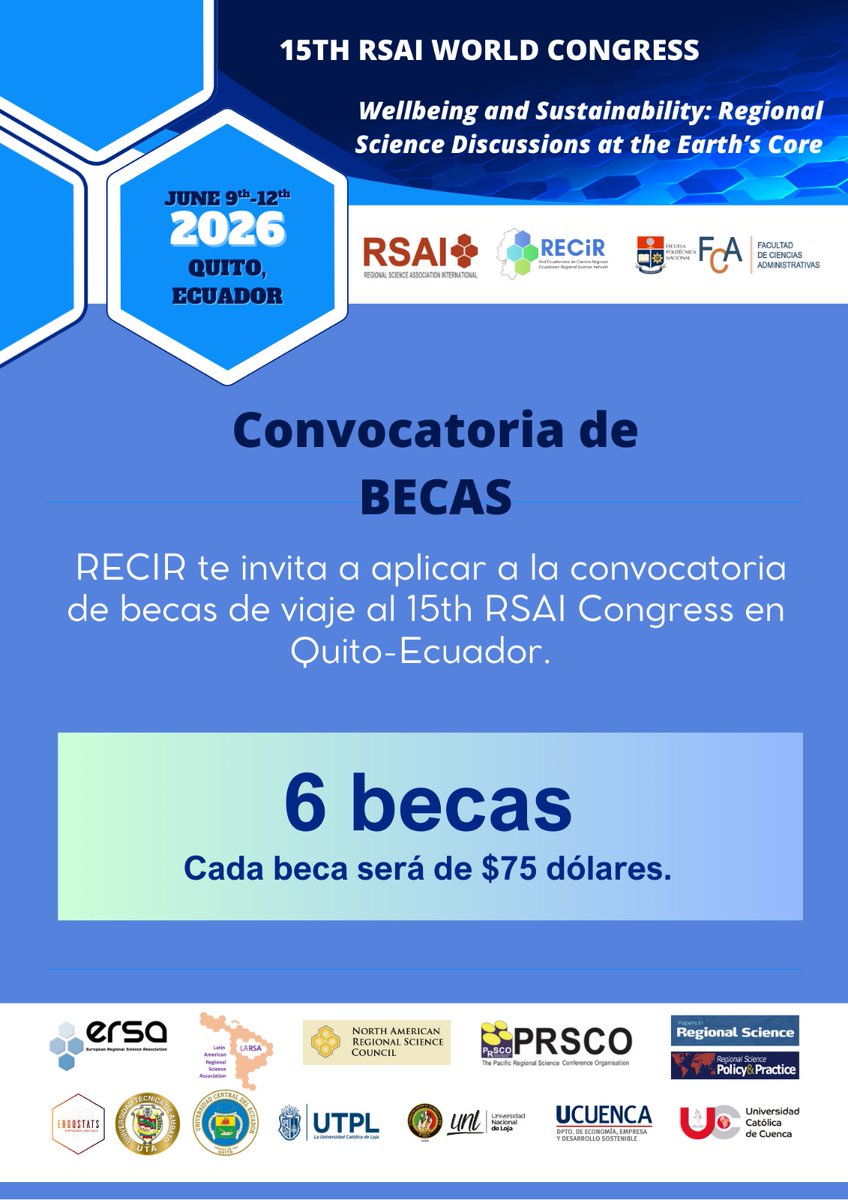 Red Ecuatoriana de Ciencia Regional tweet media