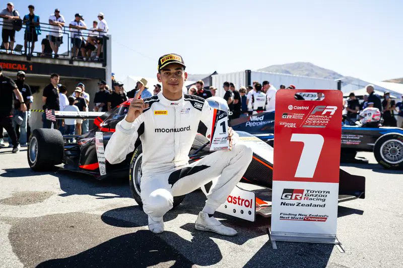 BREAKING NEWS: Nigerian-born American driver Ugo Ugochukwu wins Formula Regional after split with his F1 team