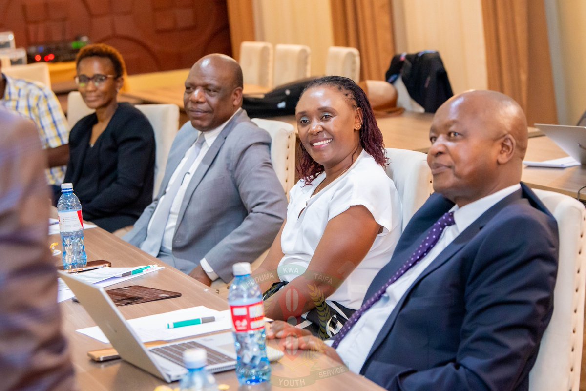 NYS_Ke's tweet photo. The Chairman NYS Council, Lt. Gen. (Rtd.) Adan Mulata, has reaffirmed the significant progress and milestones achieved within the Service, attributing these gains to effective leadership, strong teamwork, and firm institutional commitment. He called upon Council members to sustain this positive trajectory as they continue to discharge their governance and oversight responsibilities.
He made the remarks while presiding over the official opening of a week-long Council training programme in Naivasha, attended by the Commandant General National Youth Service, James K. Tembur, MBS, who reiterated the Service’s, focus on realizing its strategic vision.
The training programme is being facilitated by officials from the Kenya School of Government, led by Mr. Samuel Angote, and is aimed at enhancing leadership capacity, strengthening governance frameworks, and improving overall institutional effectiveness.
Lt.Gen. (Rtd.) Mulata further underscored the importance of flexibility and adaptability among Council members, noting that these qualities are essential in addressing emerging challenges and ensuring responsive, results-driven leadership within the Service.
𝑵𝒀𝑺-#𝑯𝒖𝒅𝒖𝒎𝒂𝑲𝒘𝒂𝑻𝒂𝒊𝒇𝒂
