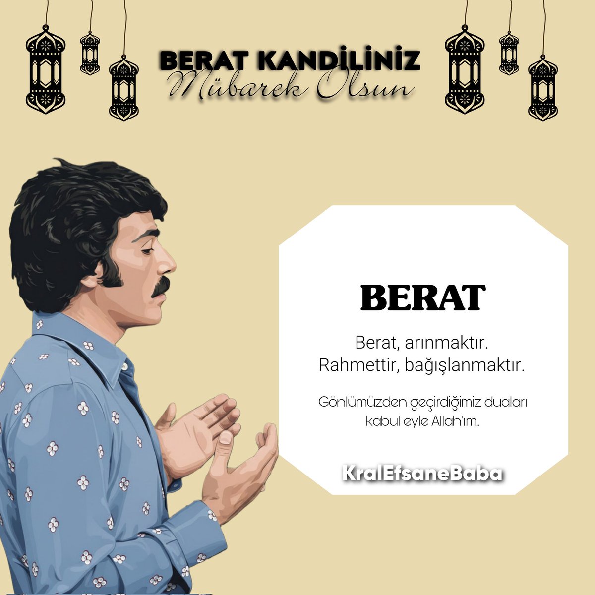 Tüm Müslüman Aleminin Berat Kandili Mübarek Olsun 🤲

#FerdiTayfur
#BeratKandilimizMübarekOlsun