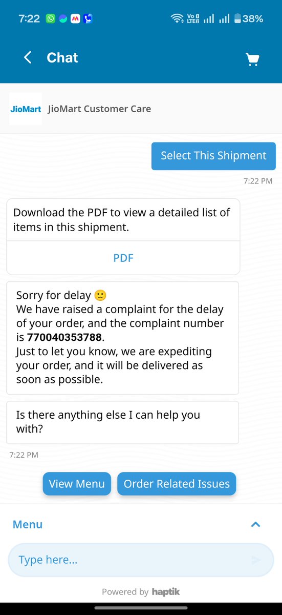 rappernick97's tweet photo. Failure 😆 back to back order cancelled lol one of order ordered on 29/1/26 show still pending lol 😆😆😆@JioMart_Support
@JioMart
#ImproveJioMart
#JioMartFail
#JioMartScam
#JioMartDisappointment
#BoycottJioMart
#JioMartProblems
#JioMartFrustration https://t.co/fqjeHVETcj